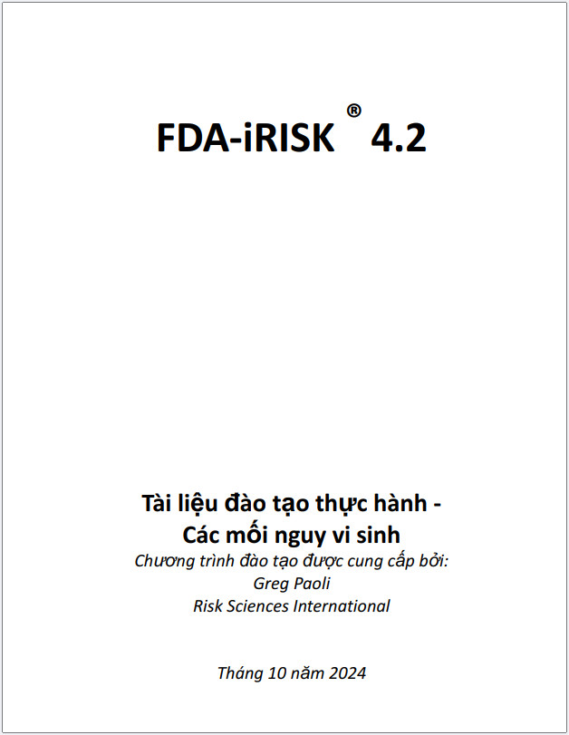 Tài liệu đào tạo thực hành - Các mối nguy vi sinh